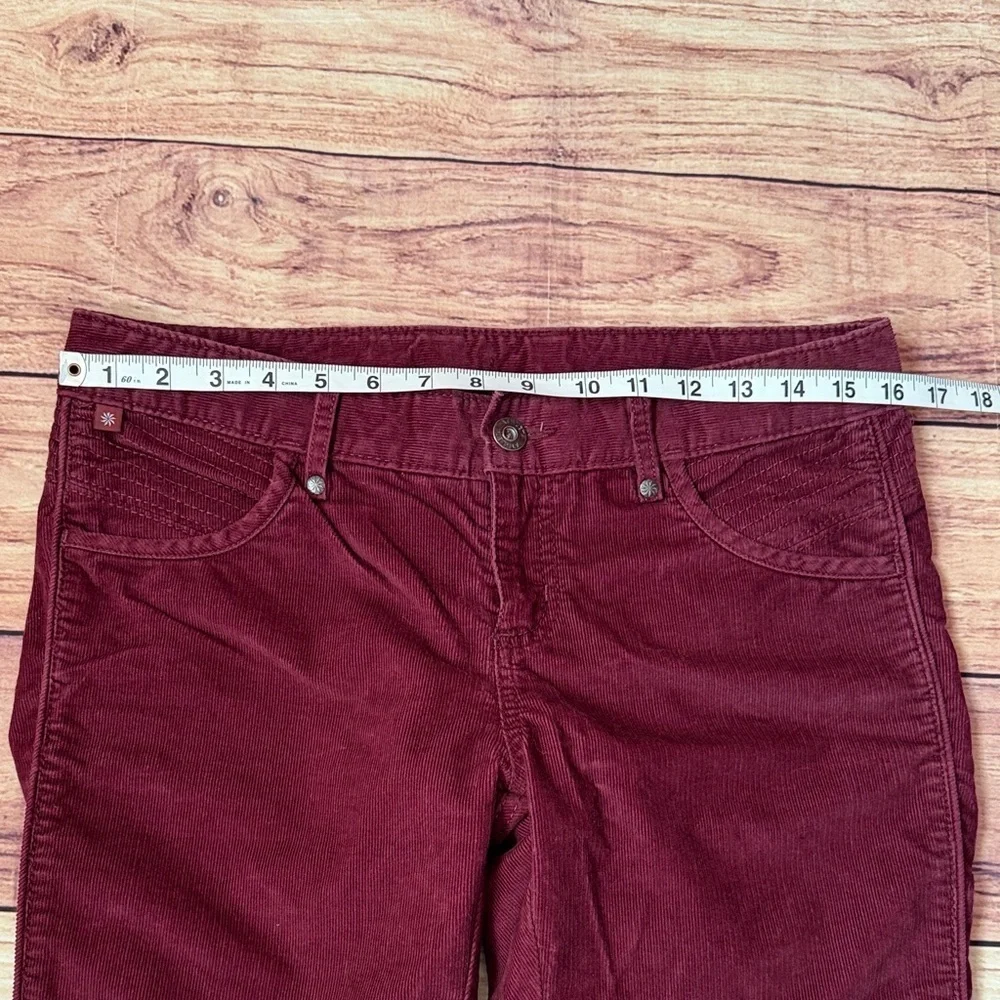 Athleta Maroon Straight Leg Corduroy Pants for Women - Picture 5 of 9